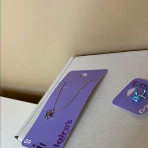 Claire's Turquoise Butterfly Jewelry Set